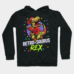 Retro Saurus T Rex Dinosaur Cool Hoodie